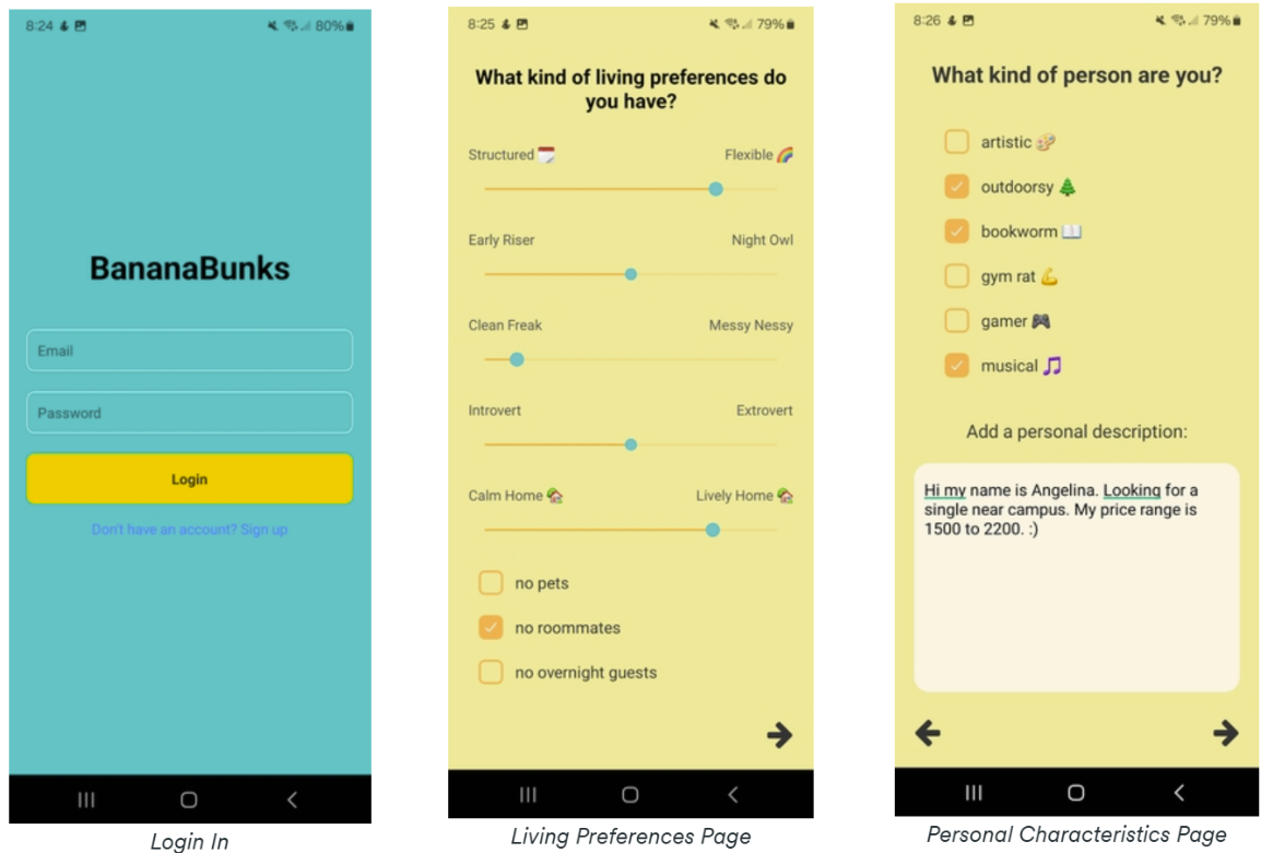 Screenshots from BananaBunks